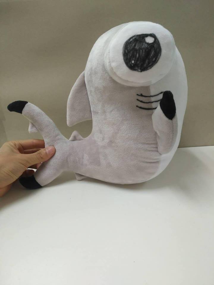Details about   Hammerhead Shark Plush by Hibiscus Stitch 